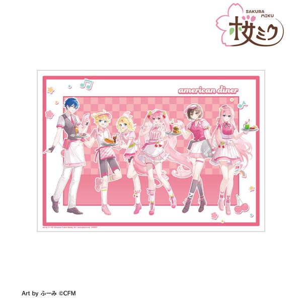 HATSUNE MIKU - AMERICAN DINER A3 MATTE POSTER