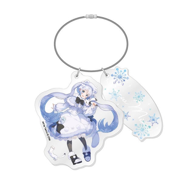 SNOW MIKU x KIBANA DOUBLE ACRYLIC CHARM