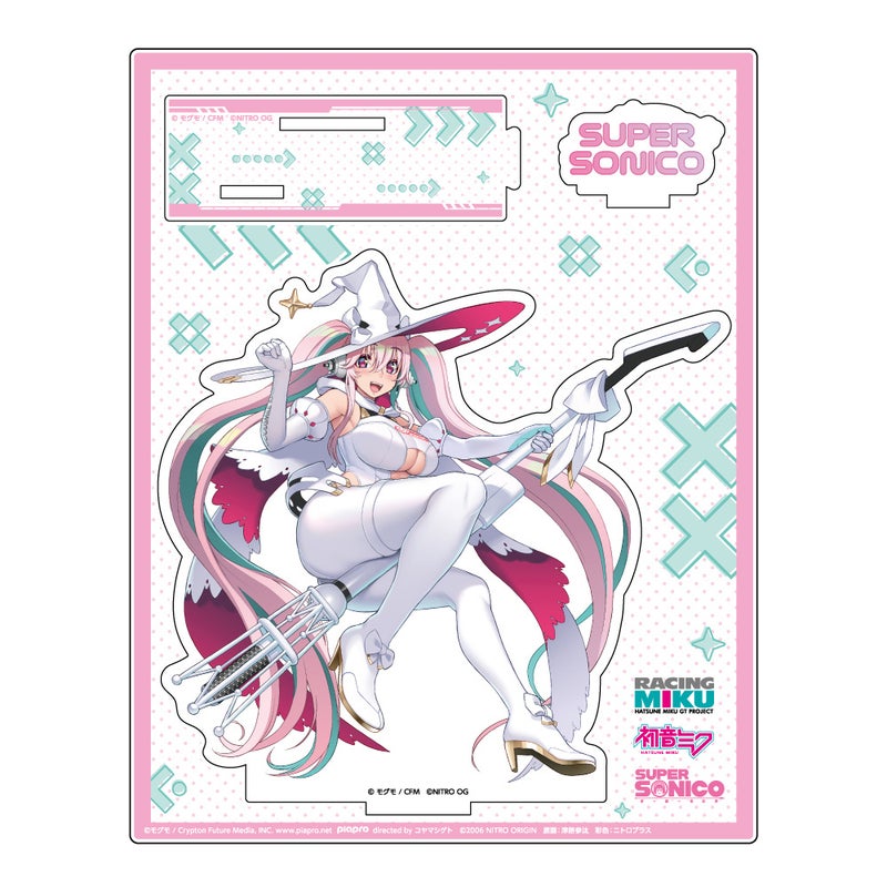 HATSUNE MIKU GT PROJECT - RACING MIKU 2024 VER. x SUPER SONICO AKRYYLI STANDI B